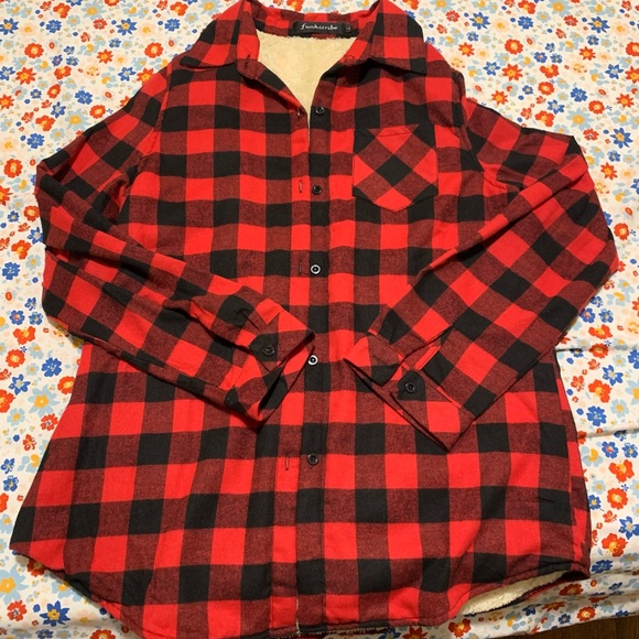 Fuzz lined flannel - Picture 1 of 3
